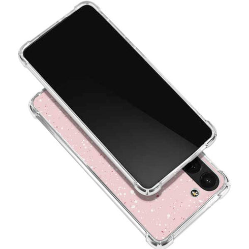 Rose Speckle Galaxy S24 FE Clear Case